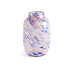 HAY Splash Round vase L 30 cm Light pink-blue