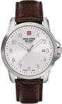 Swiss Alpine Military 7011.1532 Alpine by Grovana Sølvfarvet/Læder Ø41 mm