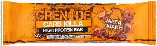 Grenade Carb Killa High Protein Bar Jaffa Quake Chocolate Orange, 60G