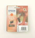 GENUINE EPSON T0879 ORANGE ink cartridge Jan 2021 STYLUS PHOTO R1900