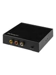 StarTech.com HDMI to RCA Converter Box with Audio - Composite Video Adapter - video converter - black