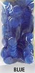 Bag of 250 Sorting Chips 19mm (Blue, Transparent)
