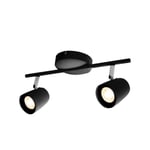 AIRAM Scandic Spot Taklampe 2xGU10 Sort 9610575