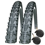 Schwalbe CX Comp Tyres 700x30c With Presta Inner Tubes 1 Pair Free UK Shipping