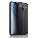 Xiaomi Redmi Note 9S/Note 9 Pro Leather Texture Case Black