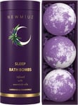 Deep Sleep Well Bath Bombs Lavender Chamomile Essential Oils Calming Relaxing