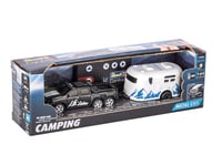 Revell Control 23566 Mini Remote Car with Camper, with Precise 2.4 GHz Control, 1:64 Scale, 14cm in Length, Black