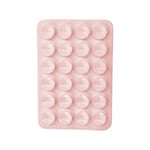 5-pack Silikon Sugrör Telefonfodral Klisterfäste, Kompatibel med Iphone & Android Mobiltelefonfodral, Handsfree Mobiltillbehörshållare light purple