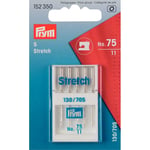 Prym Stretch Sewing Machine Needles, Pack of 5, Size 75