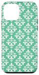 Coque pour iPhone 12 mini Fleur de lys vert motif floral fleur de lys