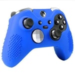 OSTENT Soft Protective Silicone Rubber Skin Case Cover for Xbox One Elite Controller Color Blue