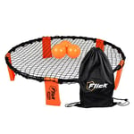Flick Urban Spiralball - Roundnet ball game - Includes 3 Spiralball balls - lightweight sturdy net - weatherproof carry bag - beach and garden games