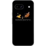 Google Pixel 8a Genomskinligt Skal Hakuna Matata