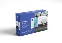 Pack Smartphone Vivo Y21 6,51" Double nano SIM 64Go Bleu + Coque et Ring Holder Spécial Coupe du Monde