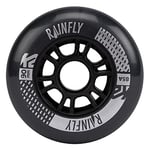 K2 Rainfly 90 Mm-Lot de 4 Roues Rollers Mixte, Noir, 90mm