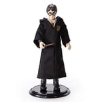 BendyFigs Harry Potter Figure by The Noble Collection - Officially Licensed 19cm (7.5 inch) Harry Potter Bendable Toy Posable Collectable Doll Figures with Stand - for Kids & Adults