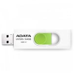 ADATA UV320 64 GB USB 3.1 Pendrive Vit och Grön