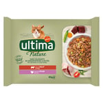 Ultima Cat Nature 12 x 85 g - Okse & Kalkun