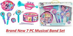 New My Little Pony Musical Band Set 3+ 7 PCS set Colourful Great for Kids Gift !