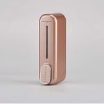 Soap dispenser Wall-mounted Pump Soap Dispenser, Shower dispensers, Home Hotel Manual soap dispenser -Double Soap Dispenser 24oz Soap pump (Color : Rose gold, Size : 1-Chamber)