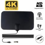 50 Miles Booster Freeview Signal Thin DTV Box HD TV Digital TV Antenna