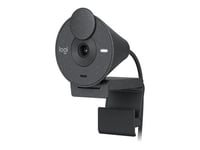 Logitech BRIO 305 - Webcam - couleur - 2 MP - 1920 x 1080 - 720p, 1080p - audio - câblé - USB-C