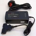 'T' Bar Battery charger for Powakaddy - 12v 4a Fully Automatic - 2 Year Warranty