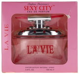 La Vie By Sexy City For Women EDP Spray Perfume 3.3oz Shopworn New