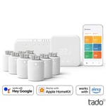 Tado Whole Home Bundle: Wireless Starter Kit + 8 Smart Radiator Thermostats