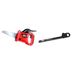 BLACK+DECKER KS880EC-QS Scie à main filaire, Vitesse variable de 0 à 4600 crs/min - 1 lame 400W, Noir, Rouge, 10 mm & Stanley Lame de Scie Scorpion spéciale Bois 100 Mm HCS STA29972-XJ