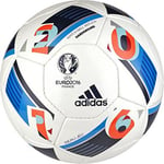 adidas Euro 2016 Hardground Ballon de Foot Mixte Adulte, White/Bright Blue/Night Indigo, Taille 5