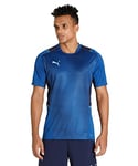 PUMA Men's teamCUP Training Jersey Performance Tee, Limoges-Peacoat-Blue Atoll, 3XL
