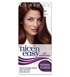 Clairol Nice'n Easy No Ammonia Semi-Permanent Hair Dye 81 Mahogany