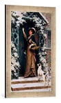 Kunst für Alle 'Image encadrée par George Sheridan Knowles dans l'esprit de Noël d'art dans Le Cadre de Haute qualité Photos Fait Main, 40 x 60 cm, Argent Raya