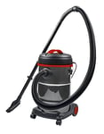Brüder Mannesmann Werkzeuge M12745 Wet and Dry Vacuum Cleaner, Black/Red