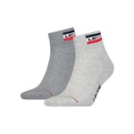 Levis Strumpor 2P Sport Mid Cut Sock Grå Strl 39/42