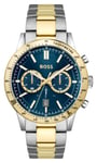BOSS 1514163 Men's Allure (44mm) Blue Dial / Two-Tone Watch
