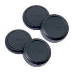 RP-PRO® Rear Lens Cap & Body Cap Set Compatible With Fuji X Mount Lenses & Cameras - 2 Pack
