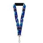 Buckle-Down Unisex-Adult's Lanyard-1.0"-Peter Pan Flying Scene Key Chain, Multicolor, One Size
