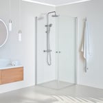 Duschhörn Gent Sala Corner Klarglas 800x800 mm