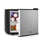 Mini Fridge Portable Refrigerator Drinks Cooler Bar Hotel Kitchen 17L 50W Silver