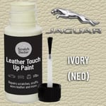 JAGUAR IVORY NED Leather Touch up Car Seat Repair Paint