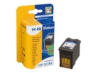 Pelikan H40 - 15 ml - noir - compatible - cartouche d'encre (alternative pour : HP 21) - pour HP Deskjet F2185, F2187, F2224, F2290, F375, F4175, F4188, F4190, F4194; Officejet 56XX