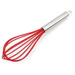 Kitchen Whisk 1pc Manual Egg Beater Food Grade Silicone Egg Whisk Mixer Mini Handle Stirrer Practical Kitchen Cooking Tools Colour Random