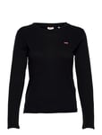 Ls Baby Tee Caviar Tops T-shirts & Tops Long-sleeved Black LEVI´S Women