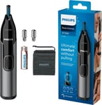 Philips Nose Hair Trimmer Series 3000 Nose Ear And Eyebrow Trimmer NT3650/16 NEW