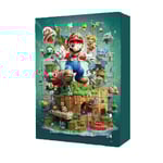 Julkalender 2024 med 24 stycken Mario-julsaker - 24-dagars nedräkning Julkalender Blind Box Semestergåva Barn Vuxen B