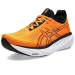 Asics Men's Gel-Nimbus 25 Sneaker, Bright Orange/Black, 12.5 UK