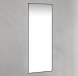Macro Design Avlång Spegel : Badrumsmöbel Belysning - Utan Belysning, BADRUMSMÖBEL Spegel - Med Svart Ram