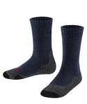 FALKE Unisex Kids TK2 K SO Wool Thick Anti-Blister 1 Pair Hiking Socks, Blue (Dark Blue 6680), 6-8.5